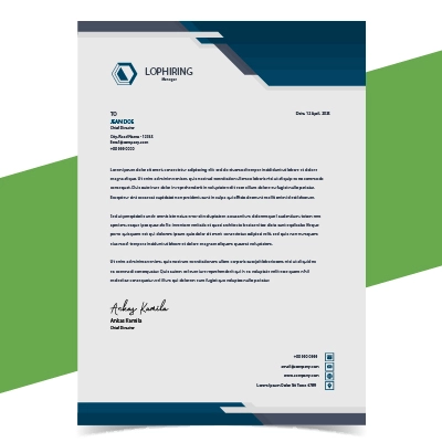 Custom letterheads