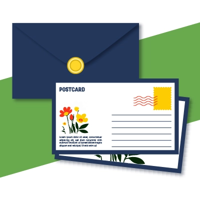 Custom postcards