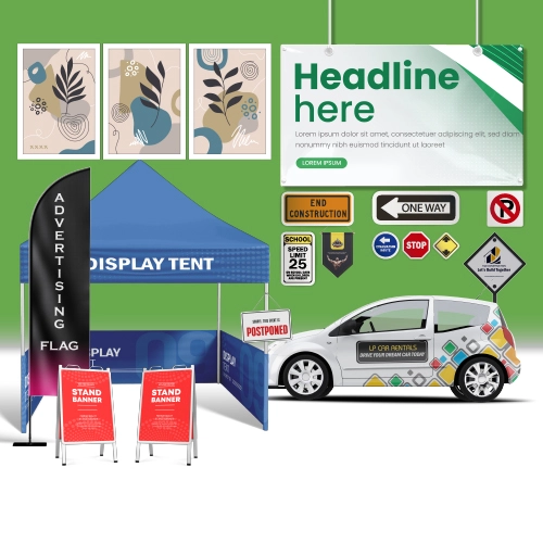 custom signs and banner