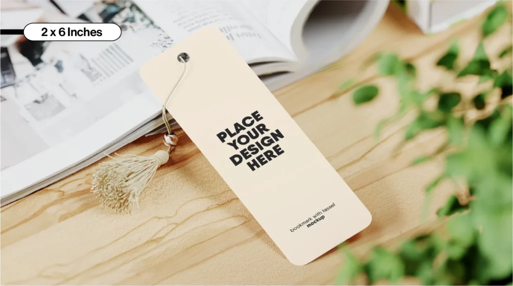 2 x 6 bookmark