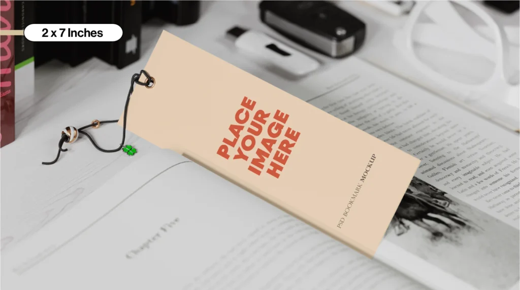 2 x 7 bookmark