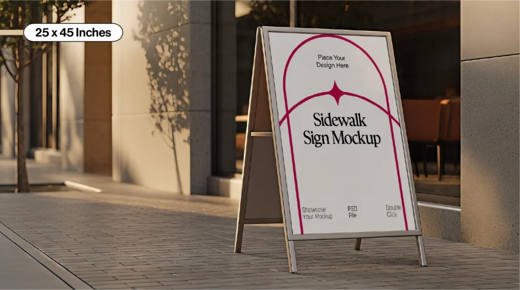 25 x 45 A-Frame Signs
