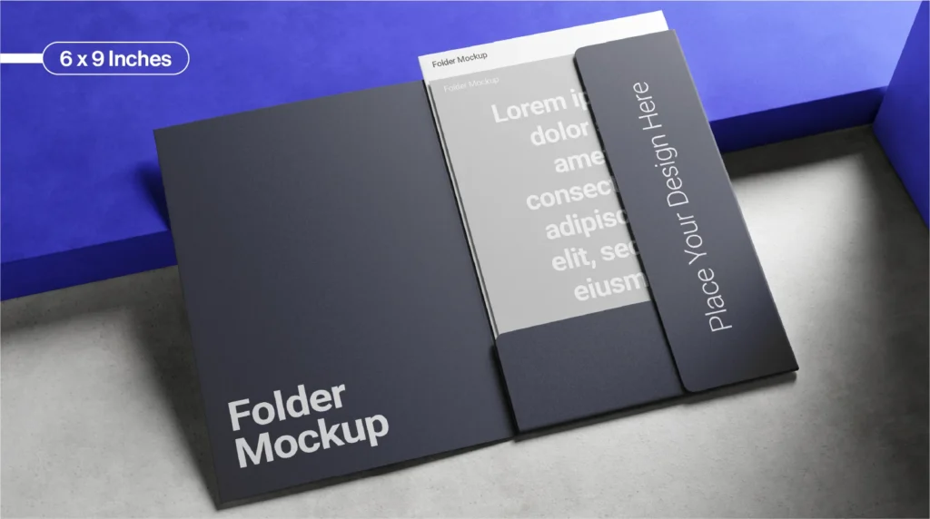6 x 9 presentation folder