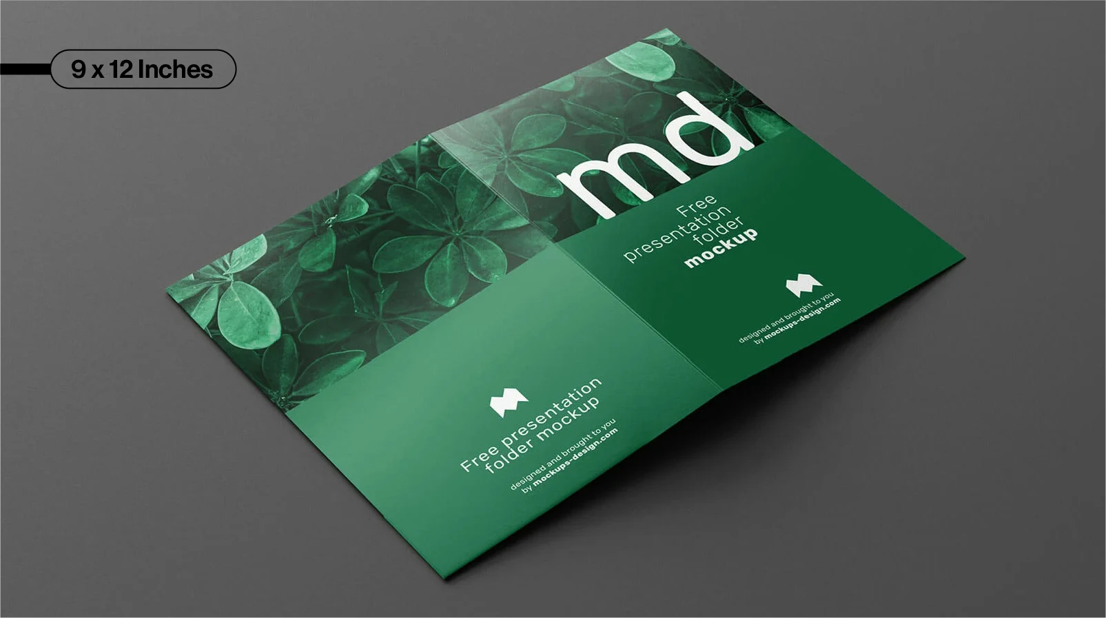9 x 12 presentation folder