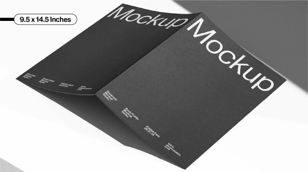 9 x 14.5 presentation folder