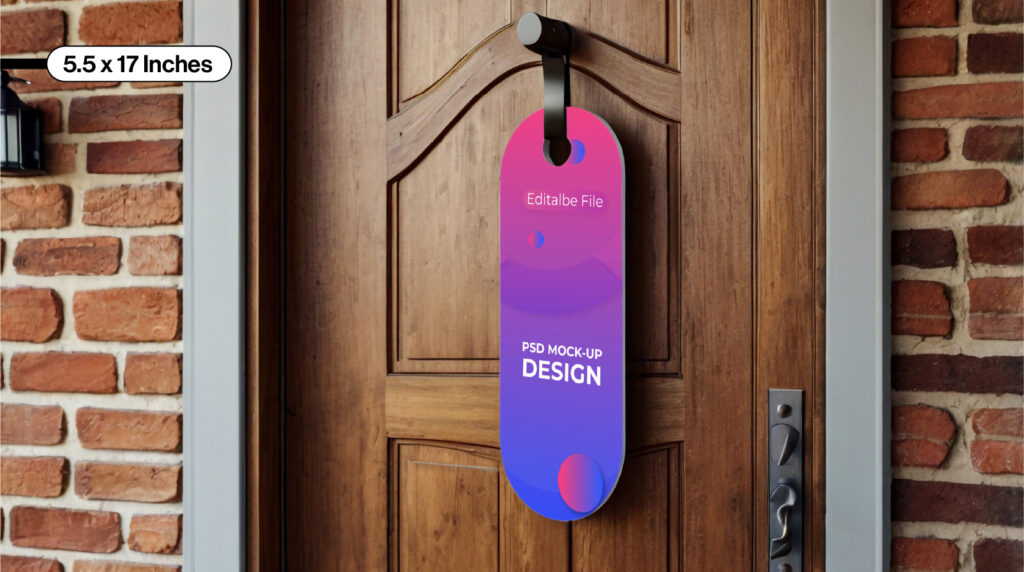 5.5 x 17 door hanger