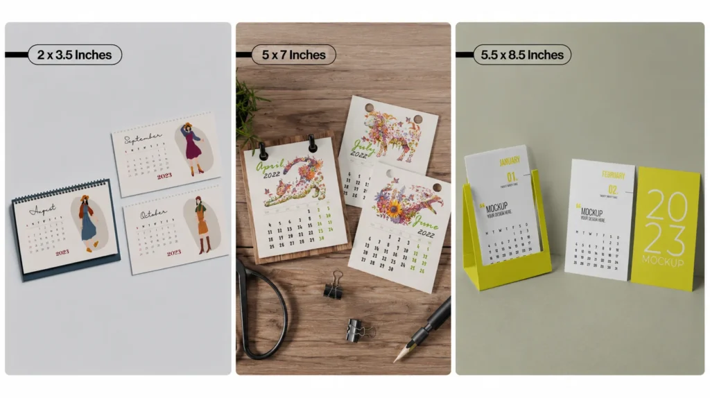 card calendar
